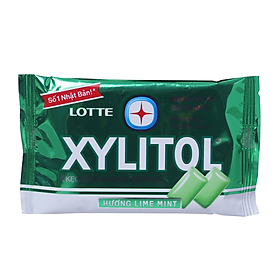 Kẹo Gum Không Đường Lotte Xylitol Bạc Hà 11.6G