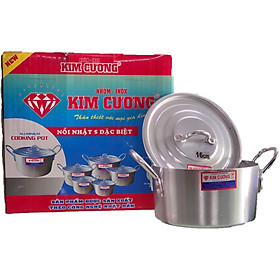 Mua Bộ nồi Kim Cương ( ĐB )  (16  18  20  22  24cm) NN5DB   bộ nồi gồm 5 cái size 16cm  18cm  20cm  22cm  24cm