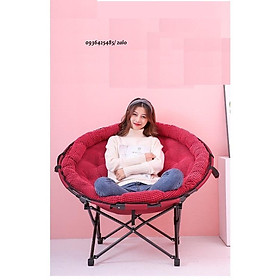 Mua Ghế lười thư giãn cực êm ái chất liệu bông tự nhiên  khung thép gấp gọn tiện lợi  ghế lười Papasan gấp gọn