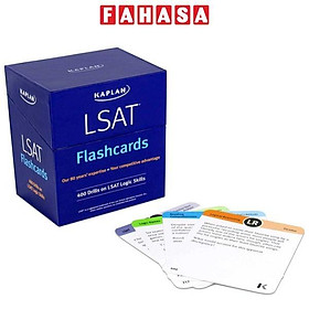Sách ngoại văn: LSAT Prep Flashcards: 400 Drills On LSAT Logic Skills (Kaplan Test Prep)