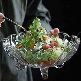 Mua Bát thả hoa - Thố 3 chân thủy tinh