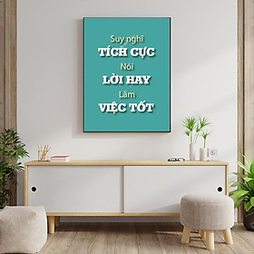 Mua Tranh Tráng Gương Sang Trọng Treo Tường Động Lực - Tranh Pha Lê Câu Nói Khẩu Hiệu Làm Việc