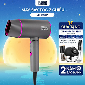 Máy sấy tóc Lebenlang LBH3088 (2100W) của Đức, kiểu gấp gọn, chống xơ rối tóc - hàng chính hãng