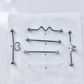 Khuyên indus - Dùng để xỏ tai vô cùng đẹp - giới trẻ US/UK ưa chuộng