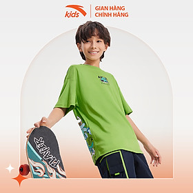 Áo phông thể thao bé trai Anta Kids vải cotton, thoáng khí 352328145