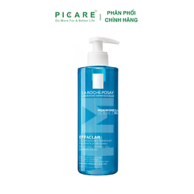 Gel rửa mặt tạo bọt làm sạch & giảm nhờn cho da dầu nhạy cảm La Roche-Posay Effaclar Purifying Foaming Gel (400ml)