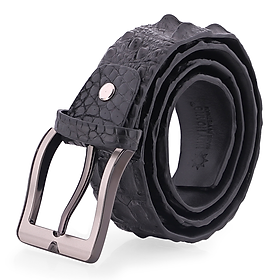 Dây nịt nam da cá sấu màu đen HJ94201-07-10-16-19-22-24