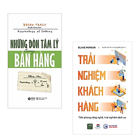 Combo 2 cuốn Kỹ Năng Bán Hàng: Những Đòn Tâm Lý Trong Bán Hàng + Trải Nghiệm Khách Hàng - Tiên Phong Công Nghệ, Trải Nghiệm Dịch Vụ