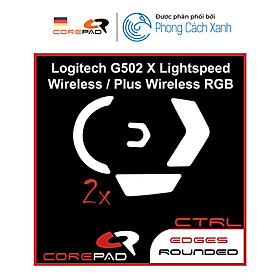 Mua Feet chuột PTFE Corepad Skatez CTRL Logitech G502 X Lightspeed / PLUS Wireless - 2 Bộ - Hàng Chính Hãng
