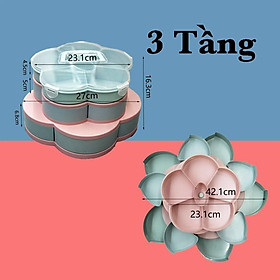 Mua KHAY MỨT XOAY HÌNH CÁNH HOA TẾT 2021