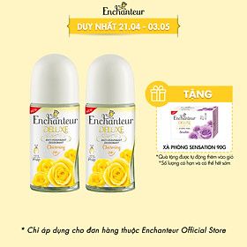 Combo 2 Lăn khử mùi nước hoa Enchanteur Charming 50ml/ Chai