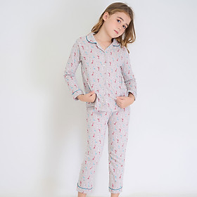 Bộ Đồ Thun Dài Bé Gái Vincy Thoáng Mát KTD020S31