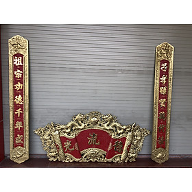 Mua Bộ cuốn thư câu đối bằng đồng 1m55