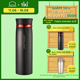 Bình Giữ Nhiệt Lock&Lock Feather Light LHC4131BKR (450ml)
