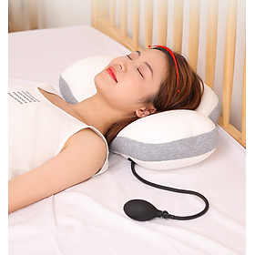 Mua Gối Hơi Hỗ Trợ Giấc Ngủ Hình Đám Mây  Có Thể Điều Chỉnh Bơm Hơi  Giặc Sạch  Giúp Lưu Thông Máu  Hạn Chế Đau Đốt Sống Cổ
