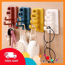 Mua Móc treo đồ dính tường siêu chắc loại 4 móc GDTA
