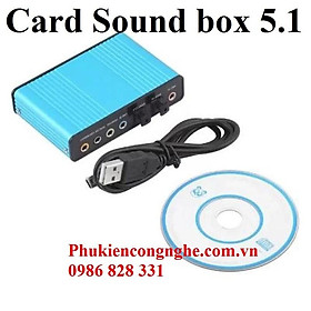 Mua Card Sound box 5.1 điều khiển âm thanh cổng USB
