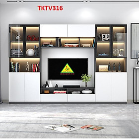 Tủ kệ tivi trang trí phong cách hiện đại TKTV316 - Nội thất lắp ráp Viendong adv