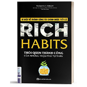 [Download Sách] BIZBOOKS - Sách Rich Habits - Thói Quen Thành Công Của Những Triệu Phú Tự Thân - MinhAnBooks