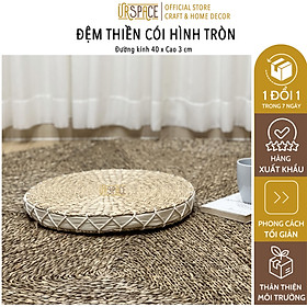 Mua Combo Đệm ngồi bệt tròn & vuông URSPACE thân thiện môi trường / COMBO OF MEDITATION CUSHION