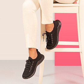Giày sức khỏe nữ Aetrex Carly Black - Giày thể thao xỏ mềm nhẹ giảm đau gối, lưng khi vận động