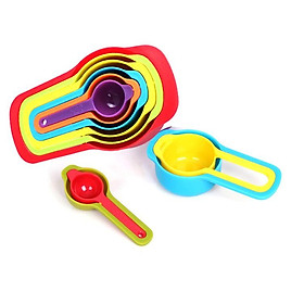 Mua Bộ 6 thìa đong nhiều màu ((CUP TSP ML)