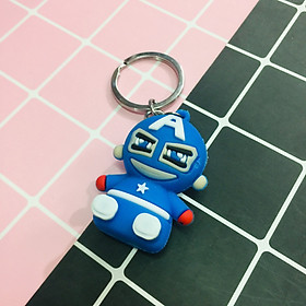 Set 3 Móc khoá Captain America , Bat-Man cao su