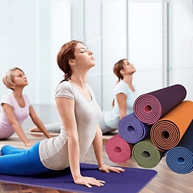 Thảm tập yoga xịn dày  2 lớp  ,thảm tập gym  ,thiết kế dạng hạt nổi ,ma sát tốt ,độ bám cao tránh trơn trượt , sử dụng được trên mọi bề mặt 