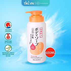 SỮA TẮM SHIKIORIORI SOY MILK BODY SOAP TINH CHẤT ĐẬU NÀNH NHẬT BẢN (CHAI 600ML)