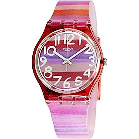 Swatch Atilbe Graphic Dial Plastic Quartz Ladies Watch GP140