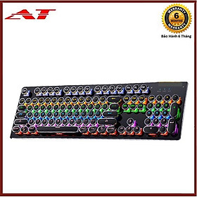 Mua Bàn phím cơ YINDIAO ZK-4 NÚT TRÒN 104 phím cơ tiêu chuẩn (LED rainbow  Blue Switch)