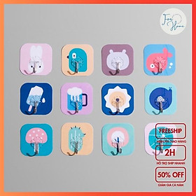 Mua SIÊU DÍNH Móc Treo Đồ Dán Tường Chịu Lực Họa Tiết Hoạt Hình Chống Trượt  Xinh Xắn Tiện Dụng