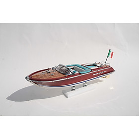 Mua  GIÁ SỈ TPHCM  Mô Hình Thuyền Gỗ Du Thuyền Hiện Đại Nhỏ Để Bàn SUPER RIVA AQUARAMA 25CM Chất Lượng Cao Xuất Khẩu