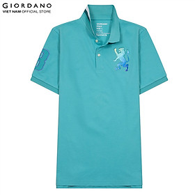 Áo thun có cổ nam sư tử 3d lion polo giordano 01011222