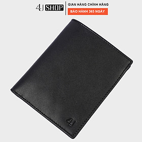 Bóp Ví Nam Da Bò Thật 4U Dáng Đứng Cao Cấp FB241