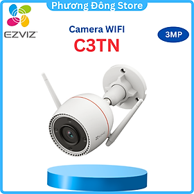Camera IP Wifi Ngoài Trời EZVIZ C3TN 3MP 2K Color Night Vision Tích Hợp Ai - Có Màu Ban Đêm - Đàm Thoại 2 Chiều - Hàng Chính Hãng - Chỉ Có Camera