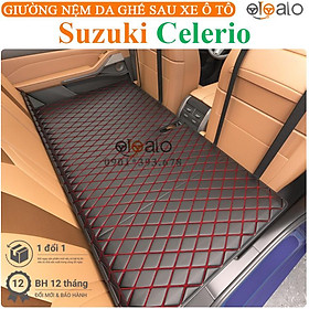 Giường đệm da xe ô tô Suzuki Celerio PU cao cấp - OTOALO