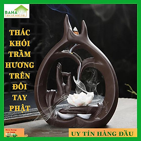 THÁC KHÓI TRẦM HƯƠNG TRÊN ĐÔI TAY PHẬT  Sáng tạo vẻ đẹp với phong cách điêu khắc, thú vị và hấp dẫn. Quà tặng h