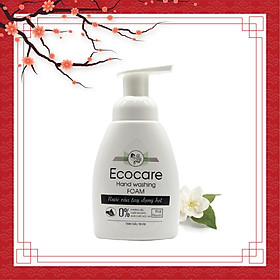 Nước rửa tay hữu cơ diệt khuẩn dạng bọt tinh dầu Nhài 250ml thương hiệu Ecocare