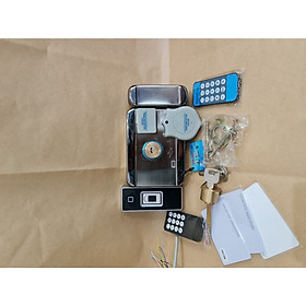 Mua Bộ Ổ khóa điện tử kết hợp với đầu đọc vân tay và thẻ từ trắng sử dụng cho cửa gỗ -new