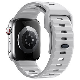 Dây Silicone cho Apple Watch Series 4/5/6/7/8/9/SE1,2/10 & Apple Watch Ultra 1/2 Size 40/41/42mm & 44/45/46/49mm - Hàng Chính Hãng