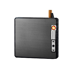 Mua Hộp Qụet Bật Lửa Sạc Điện Kiêm Hộp Đựng T  YH050 Thiết Kế Đẹp Độc Lạ Tia Lửa Mạnh Mẽ ( Giao màu ngẫu nhiên )