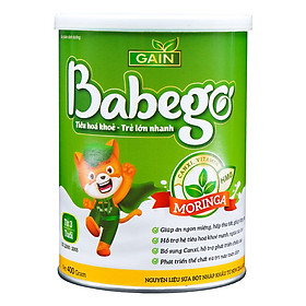 Sữa mát tăng cân, cải thiện biếng ăn và táo bón Babego 3 tuổi trở lên,400G