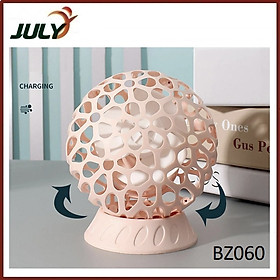 Mua Quạt hình cầu để bàn nhỏ -  Quạt đèn ban đêm BZ060 - JL - GIAO MÀU NGẪU NHIÊN