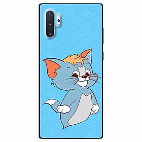 Ốp lưng dành cho Samsung Note 10 Plus mẫu Thần Mèo Nền Xanh