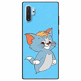 Ốp lưng dành cho Samsung Note 10 Plus mẫu Thần Mèo Nền Xanh