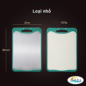 Mua Thớt Inox 304 Kháng Khuẩn Cao Cấp 2 Mặt Size Lớn Đạt Chất Lượng Đức HADU