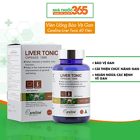 Viên Uống Careline Liver Tonic Bảo Vệ Cải Thiện Chức Năng Gan - Hộp 60 Viên