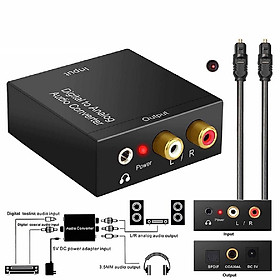 Mua Hộp Chuyển Đổi tín hiệu âm thanh sang Audio AV ( kèm cáp quang)