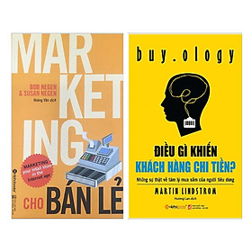 Combo Sách Kỹ Năng Làm Việc Hay: Marketing Cho Bán Lẻ + Điều Gì Khiến Khách Hàng Chi Tiền? - Tặng kèm Bookmark Happy Life